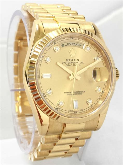 rolex day date gold herren neu|rolex day date watch 18 ct.